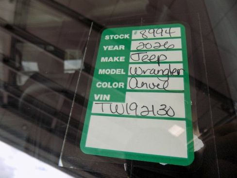 New 2026 Jeep Wrangler Sport S image 31