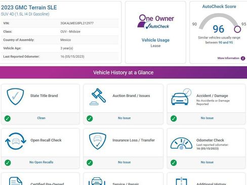 Used 2023 GMC Terrain SLE w/ Driver Convenience Package image 3
