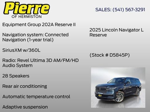 Used 2025 Lincoln Navigator L Reserve AWD/4WD image 6
