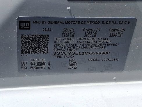 Used 2021 Chevrolet Silverado 1500 LTZ w/ LTZ Premium Package AWD/4WD image 29