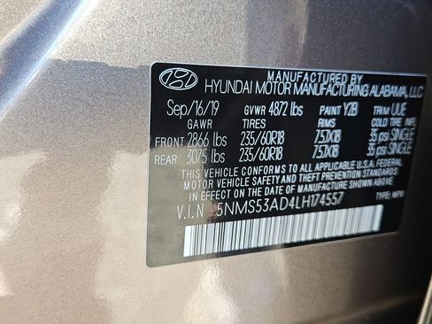 Used 2020 Hyundai Santa Fe Limited image 10