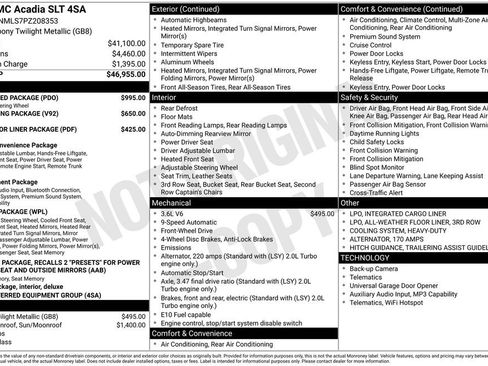 Used 2023 GMC Acadia SLT w/ Preferred Package FWD image 11