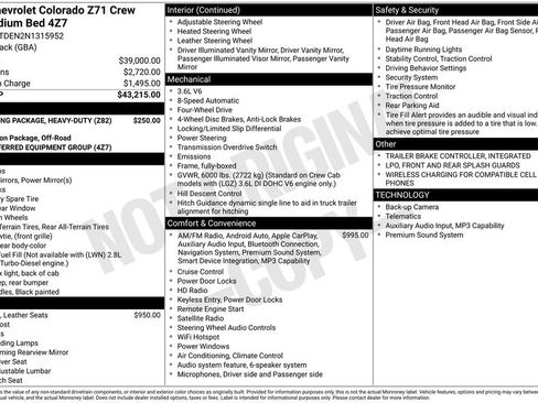 Used 2022 Chevrolet Colorado Z71 AWD/4WD image 6