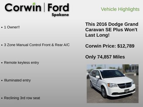 Used 2016 Dodge Grand Caravan SE FWD image 6