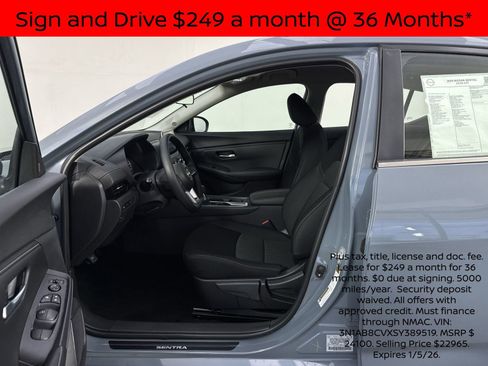 New 2025 Nissan Sentra SV w/ Lighting Package image 5