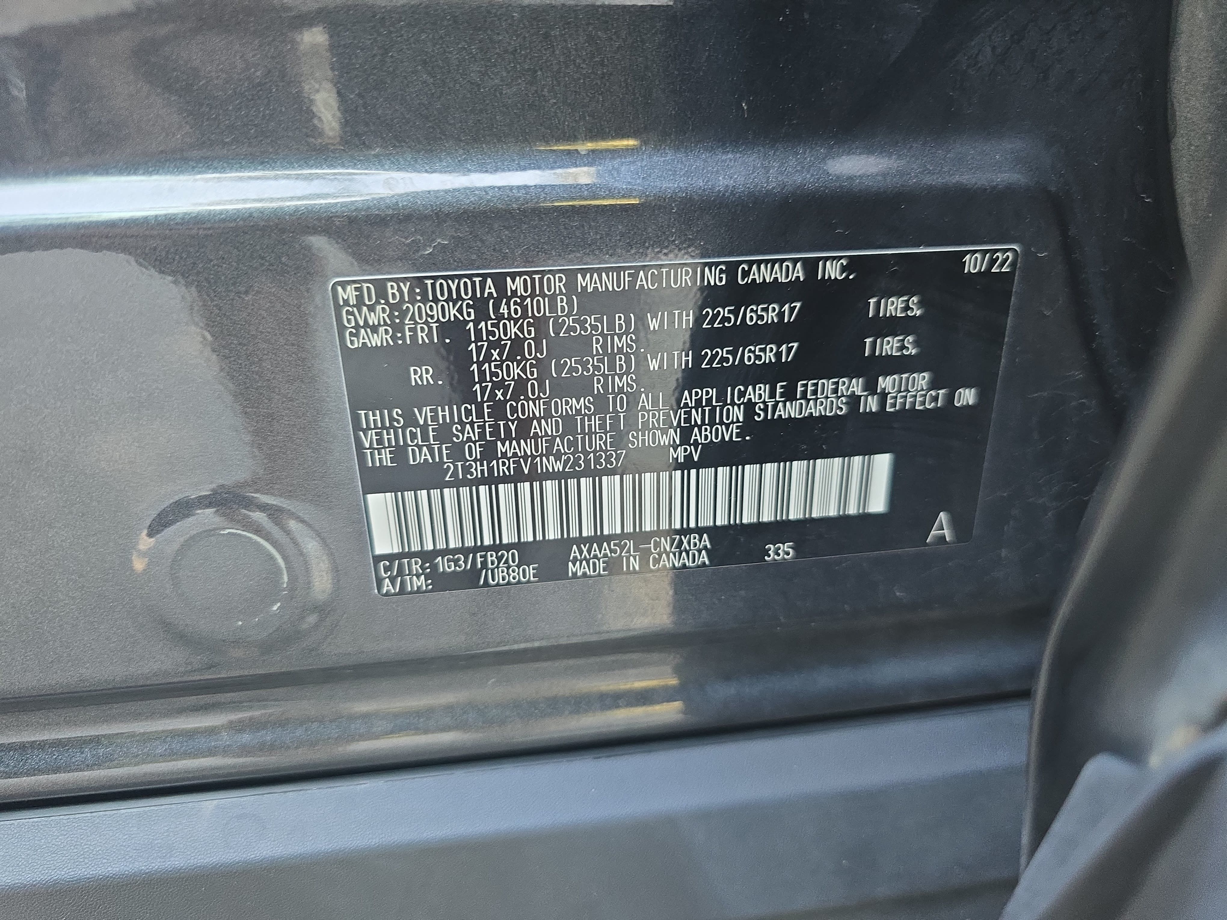 Used 2022 Toyota RAV4 LE FWD image 37