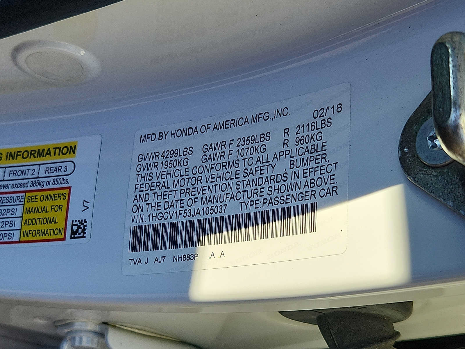 Used 2018 Honda Accord EX-L image 26