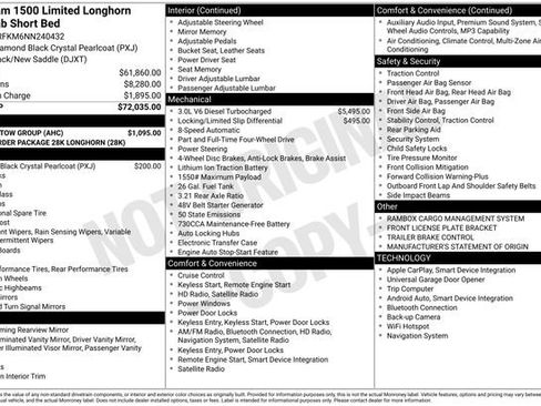Used 2022 RAM 1500 Limited w/ Trailer Tow Group image 2