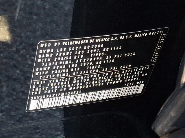 Used 2023 Volkswagen Tiguan SE AWD/4WD image 27