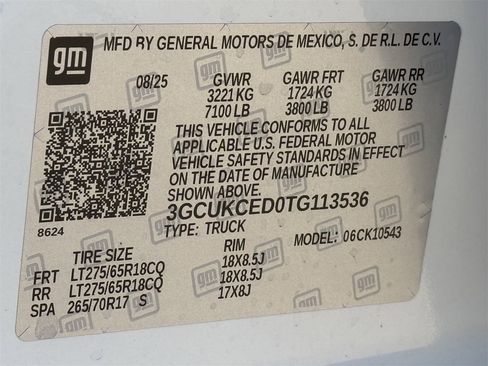 New 2026 Chevrolet Silverado 1500 Custom Trail Boss w/ Dark Appearance Package image 25