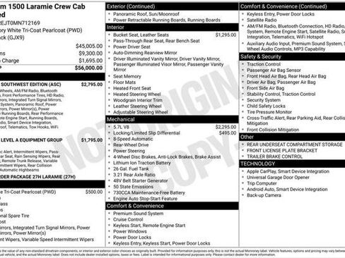 Used 2021 RAM 1500 Laramie w/ Laramie Southwest Edition RWD image 2