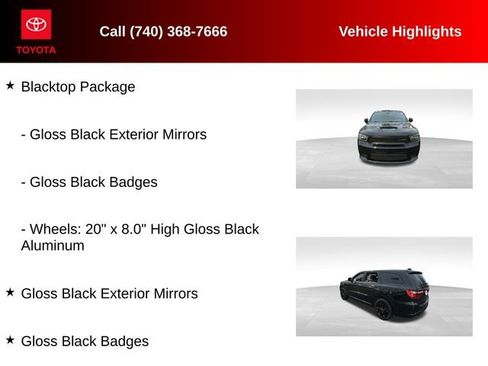 Used 2020 Dodge Durango R/T w/ Blacktop Package image 13