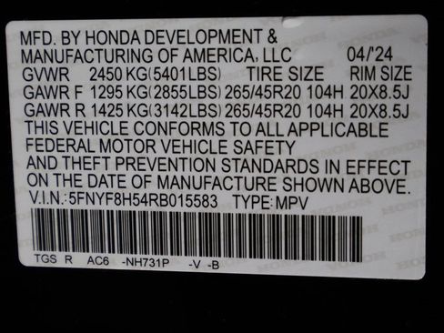 Used 2024 Honda Passport EX-L image 46