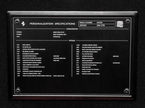 Certified 2023 Ferrari 296 GTB image 21