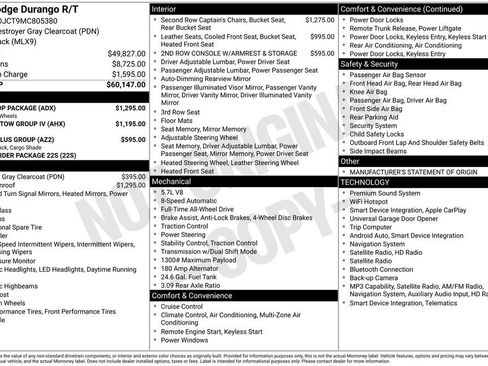 Used 2021 Dodge Durango R/T w/ Blacktop Package AWD/4WD image 14