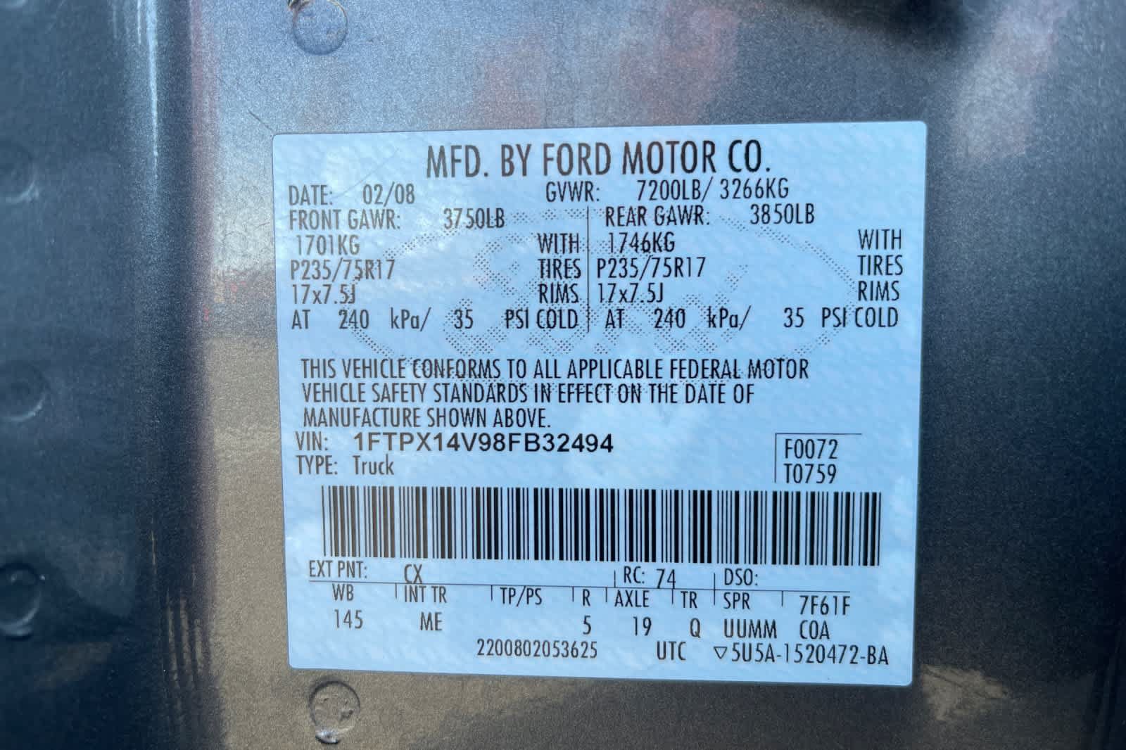 Used 2008 Ford F150 4x4 SuperCab image 15