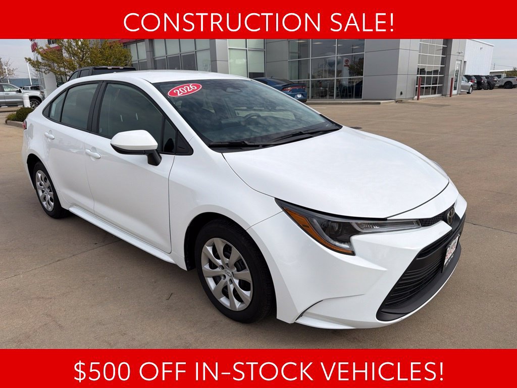 Used 2026 Toyota Corolla LE FWD image 1