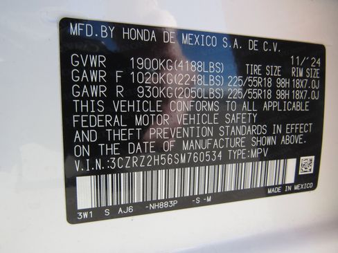 Used 2025 Honda HR-V Sport image 28