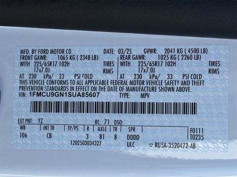 Used 2025 Ford Escape Active image 27