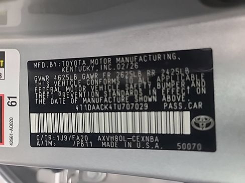 Used 2026 Toyota Camry LE FWD image 41