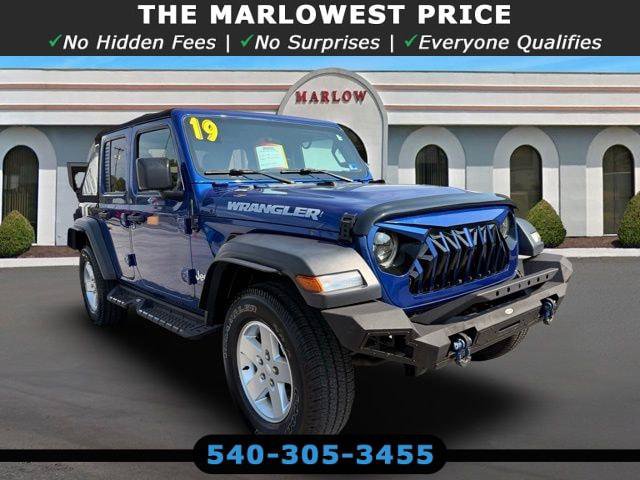 Certified 2019 Jeep Wrangler Unlimited Sport S AWD/4WD image 1