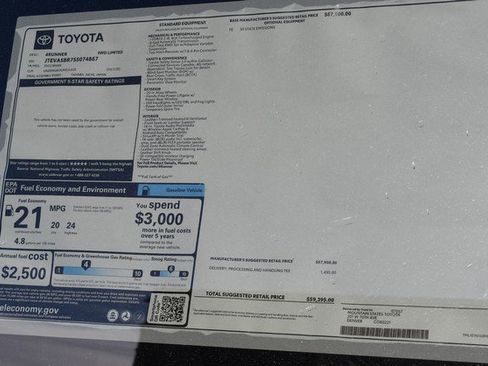 New 2025 Toyota 4Runner Limited image 15