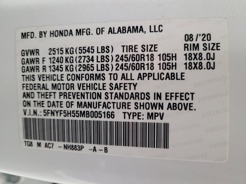 Used 2021 Honda Pilot EX-L image 33
