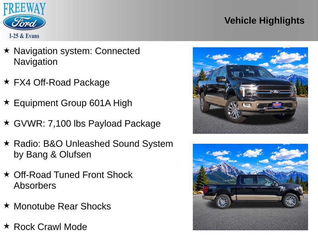 Certified 2025 Ford F150 King Ranch w/ FX4 Off-Road Package AWD/4WD image 4