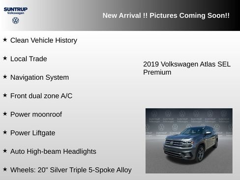 Used 2019 Volkswagen Atlas SEL Premium AWD/4WD image 5