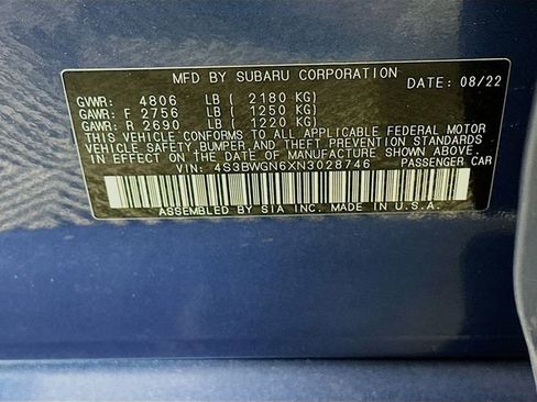 Used 2022 Subaru Legacy Limited XT image 35