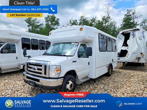 Used 2017 Ford E-450 and Econoline 450 Super Duty w/ Shuttle Bus Prep Package RWD image 3