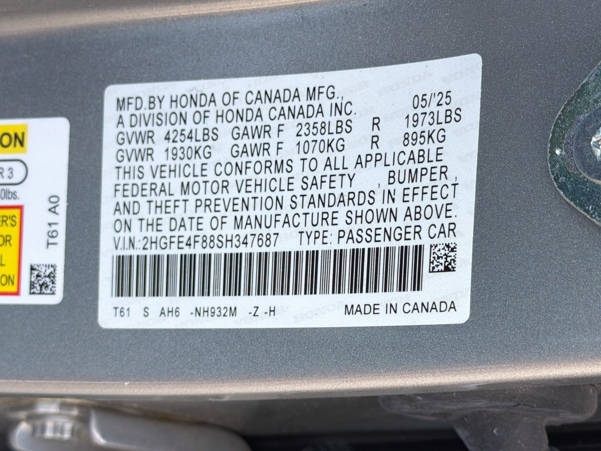 Used 2025 Honda Civic Sport image 40
