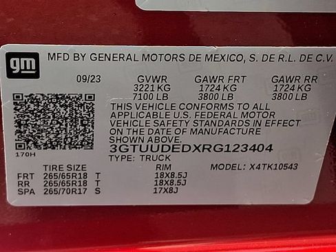 Used 2024 GMC Sierra 1500 SLT w/ SLT Convenience Package AWD/4WD image 27