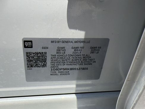 Certified 2024 Cadillac CT5 Sport w/ Technology Package RWD image 22