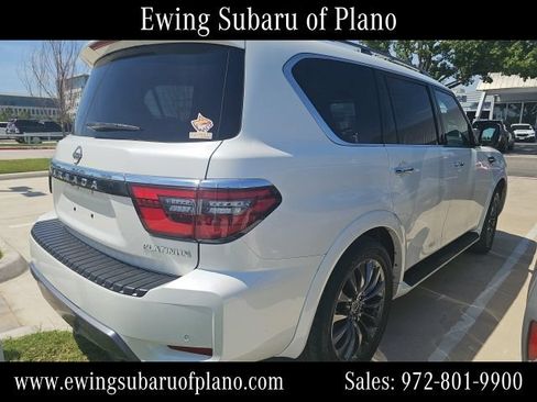 Used 2023 Nissan Armada Platinum w/ Captain's Chairs Package RWD image 4