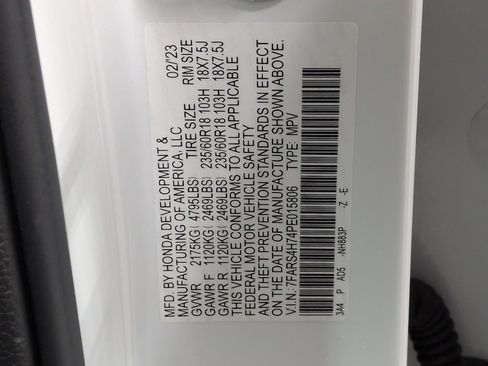 Certified 2023 Honda CR-V EX-L image 38