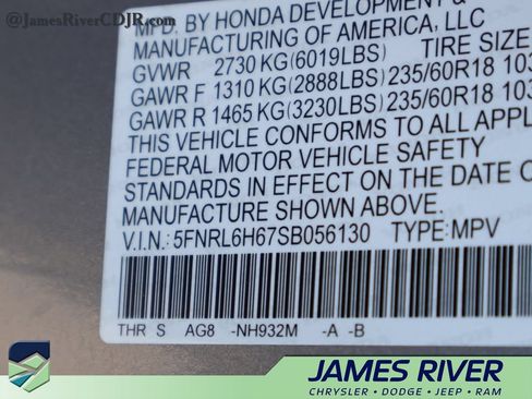 Used 2025 Honda Odyssey EX-L image 40