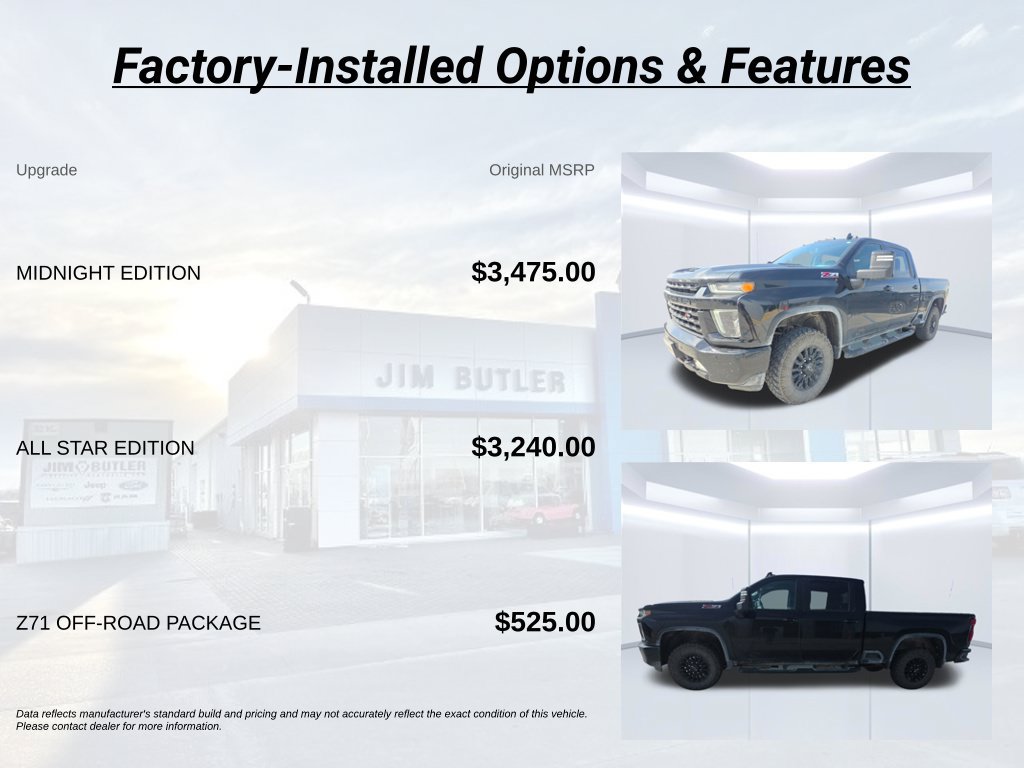 Used 2021 Chevrolet Silverado 2500 LT w/ Midnight Edition AWD/4WD image 3