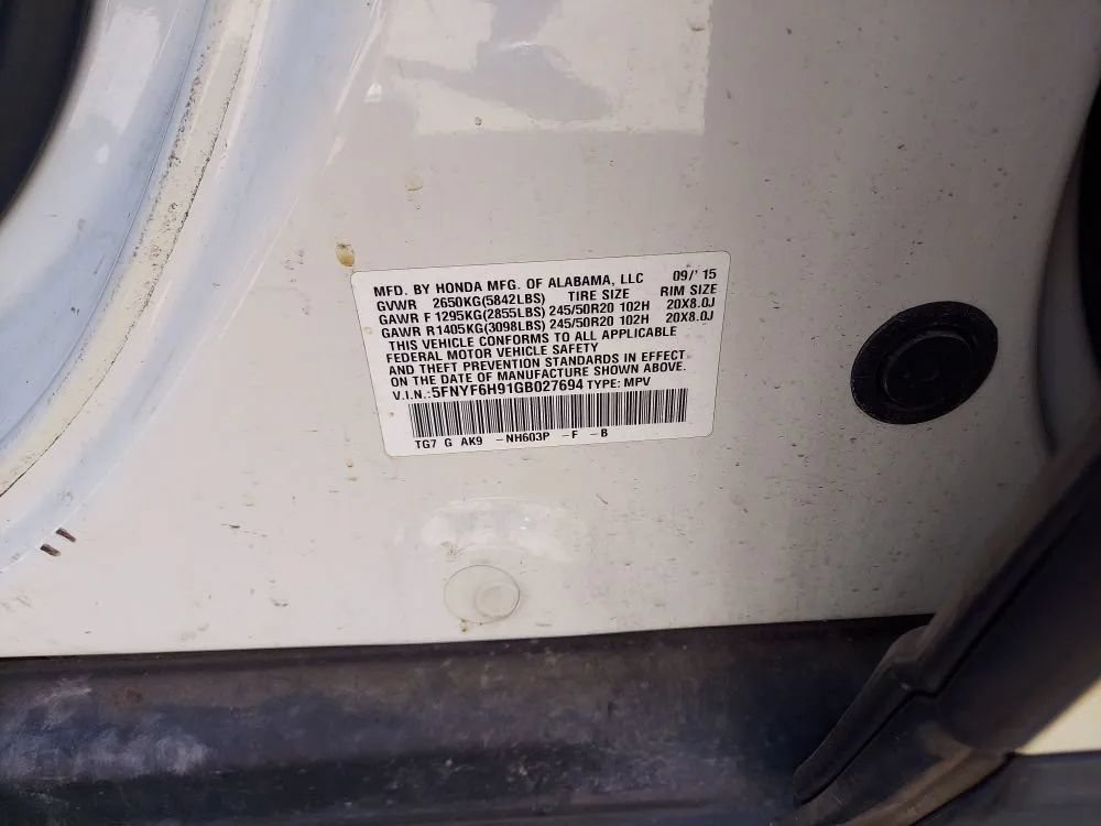 Used 2016 Honda Pilot Touring image 25