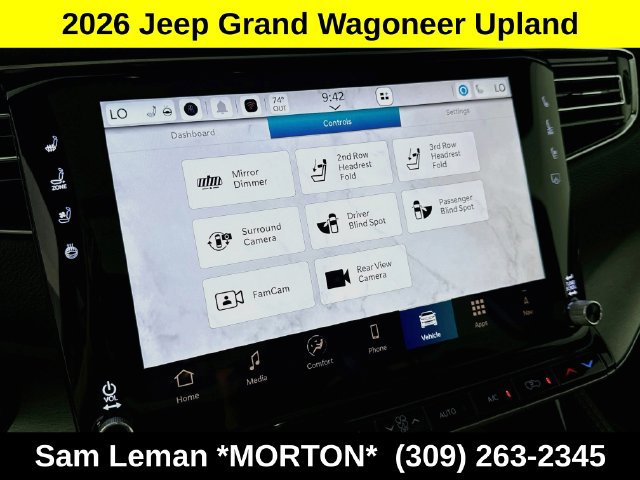 New 2026 Jeep Grand Wagoneer 4WD w/ Quick Order Packge 29V Upland image 38