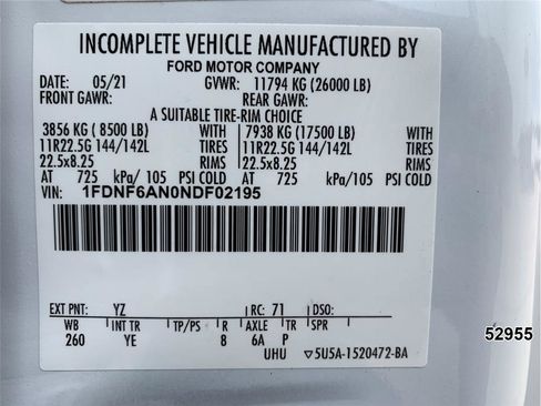 Used 2022 Ford F650 2WD Regular Cab Super Duty image 24
