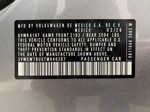 New 2026 Volkswagen Jetta S image 28