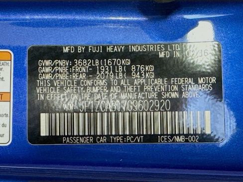 Used 2016 Subaru BRZ Premium w/ Popular Package #1 image 38