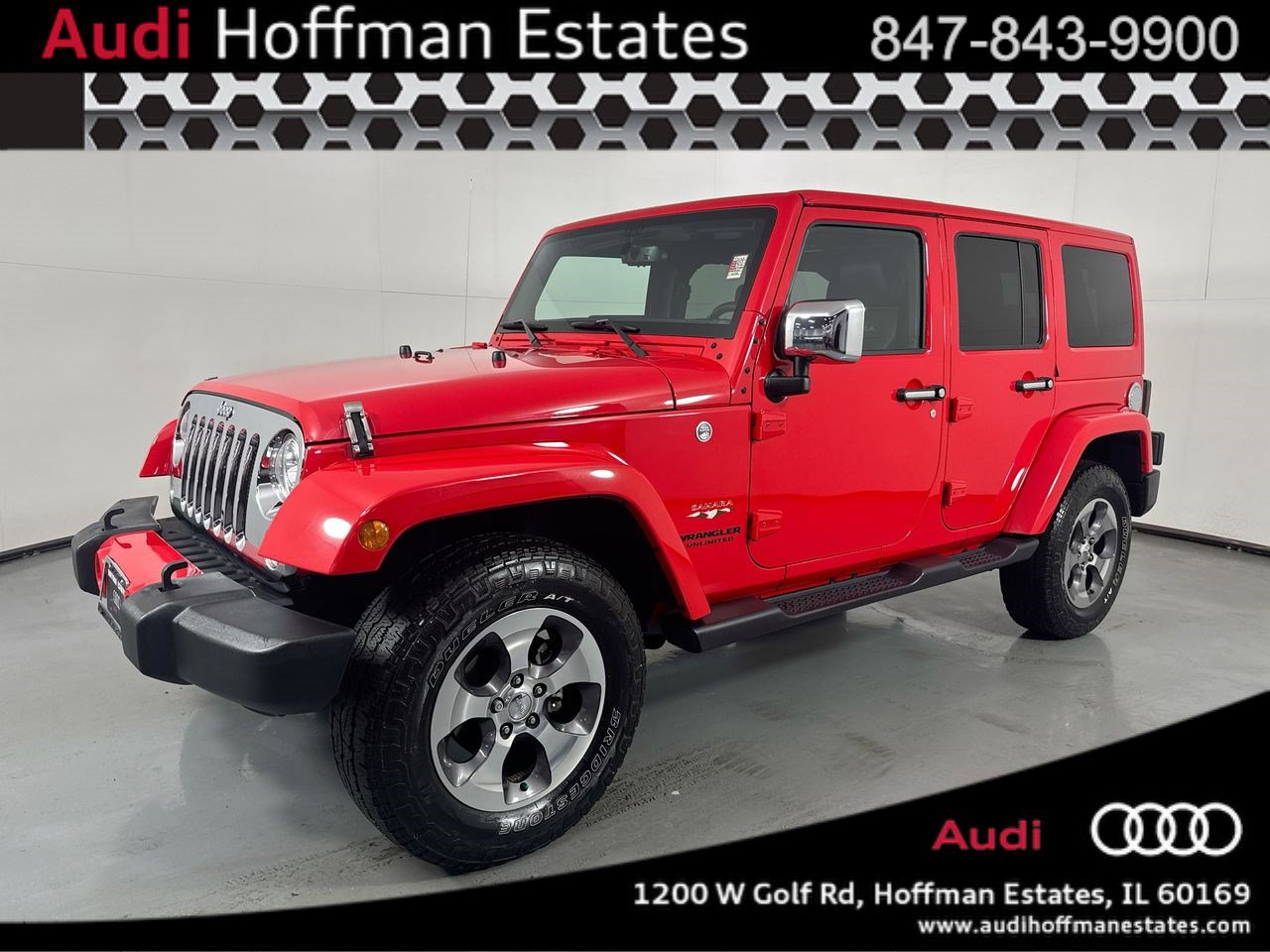 Used 2017 Jeep Wrangler Unlimited Sahara w/ Connectivity Group AWD/4WD image 1