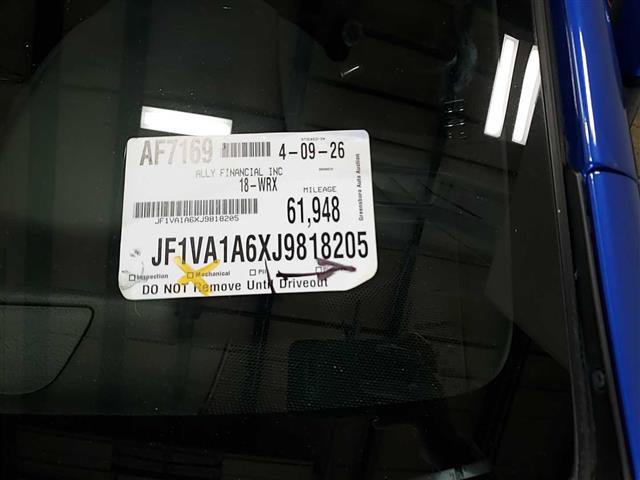 Used 2018 Subaru WRX w/ Popular Package #1 AWD/4WD image 10