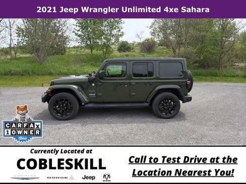 Used 2021 Jeep Wrangler Unlimited Sahara w/ Cold Weather Group AWD/4WD image 4