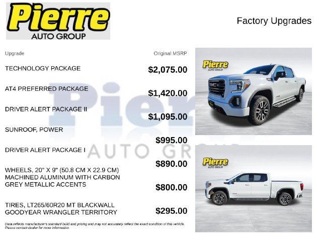 Used 2021 GMC Sierra 1500 AT4 w/ Technology Package AWD/4WD image 12