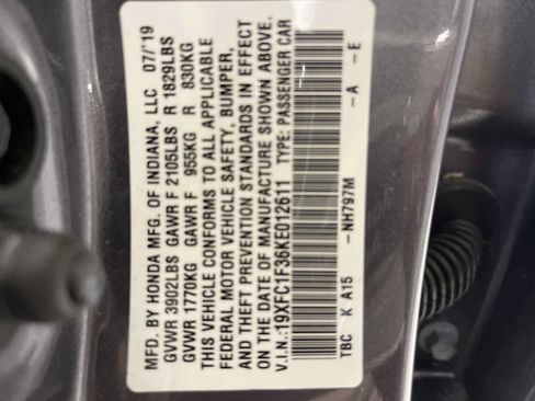 Used 2019 Honda Civic EX image 21