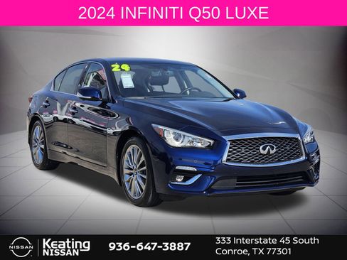 Used 2024 INFINITI Q50 Luxe w/ Cargo Package image 1