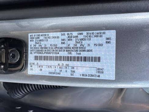 Used 2025 Ford F150 STX w/ STX Black Appearance Package AWD/4WD image 33